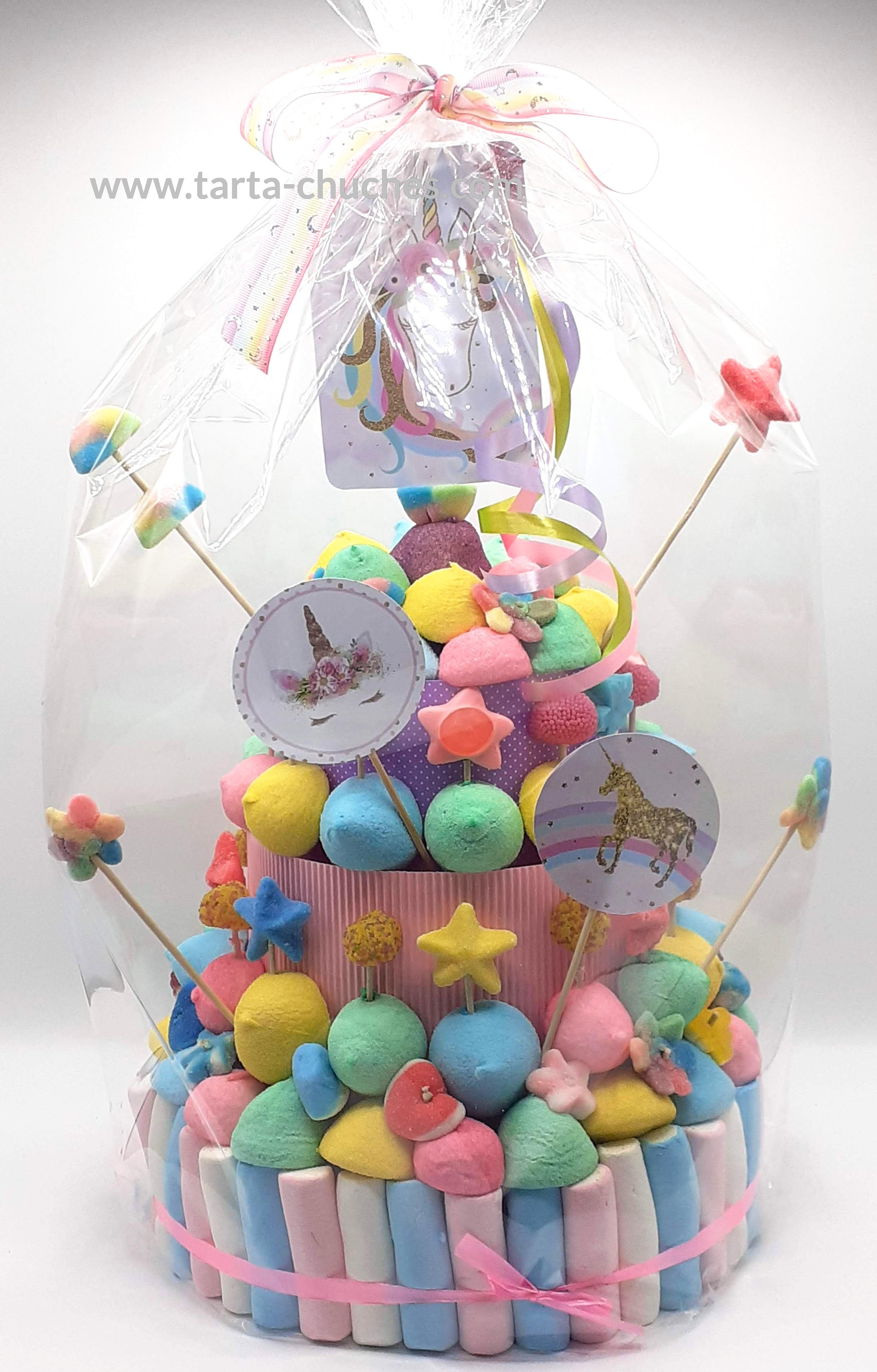 TARTA CHUCHES GRANDE UNICORNIO