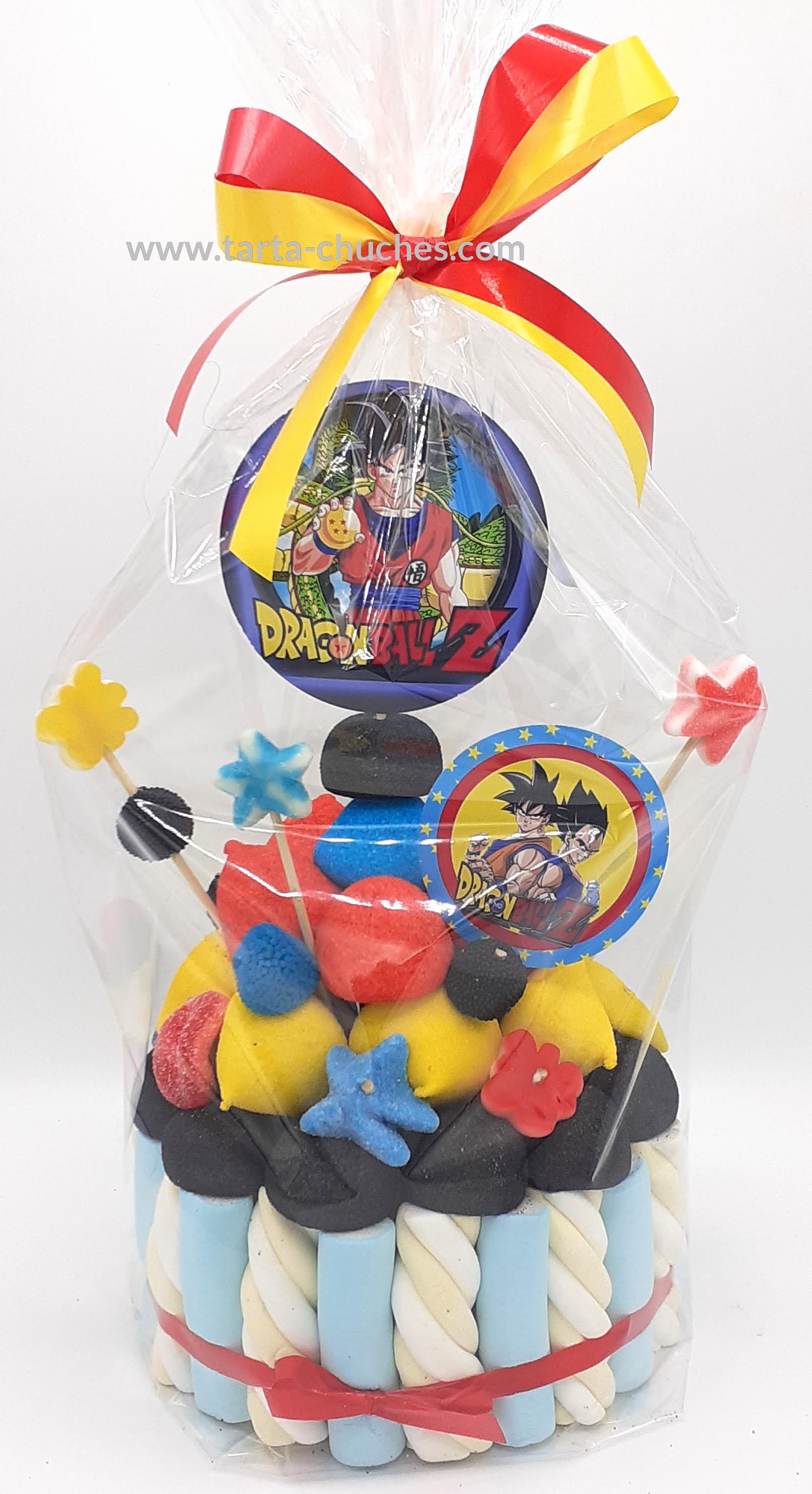 TARTA CHUCHES PEQUEÑA DRAGON BALL