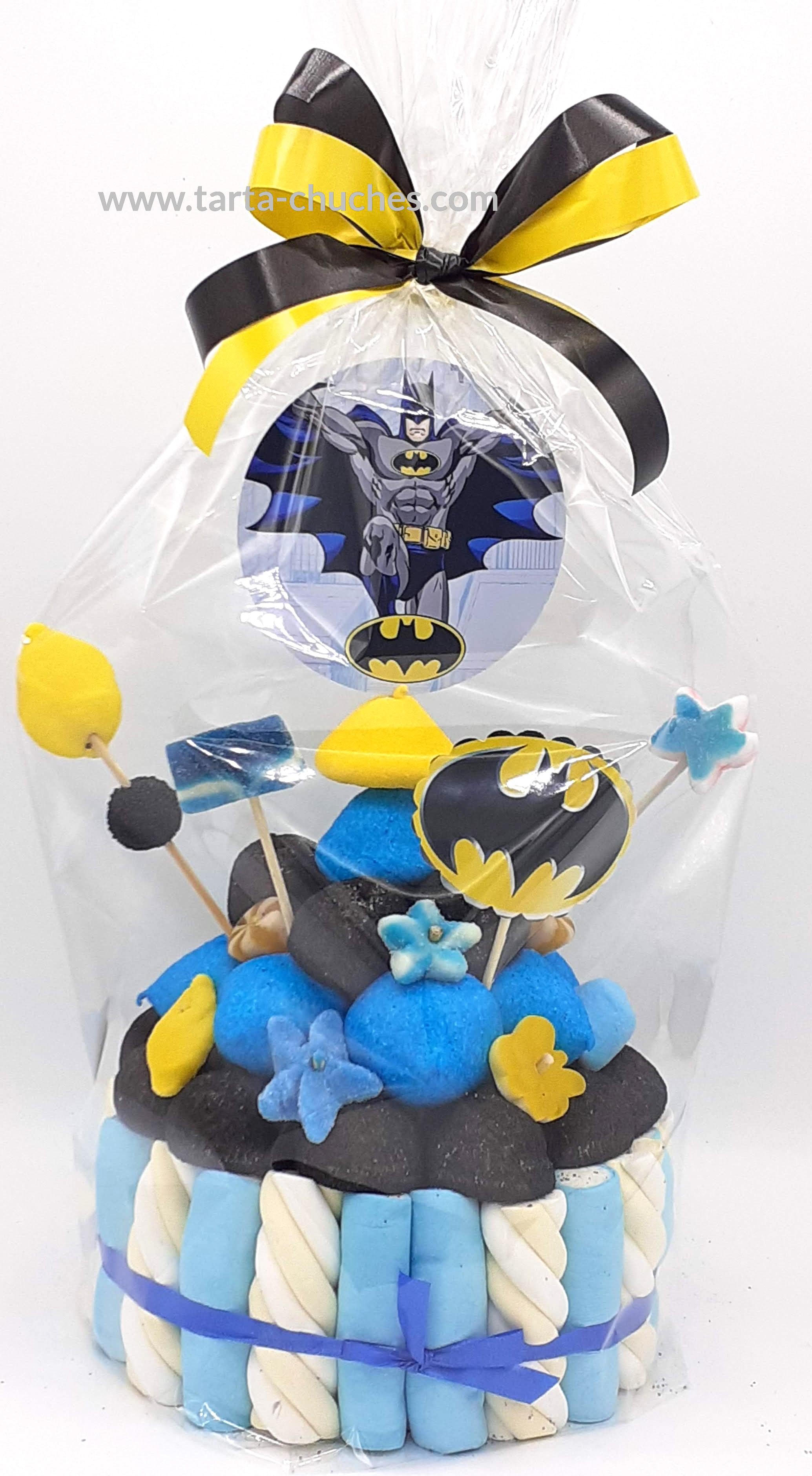 TARTA CHUCHES PEQUEÑA BATMAN