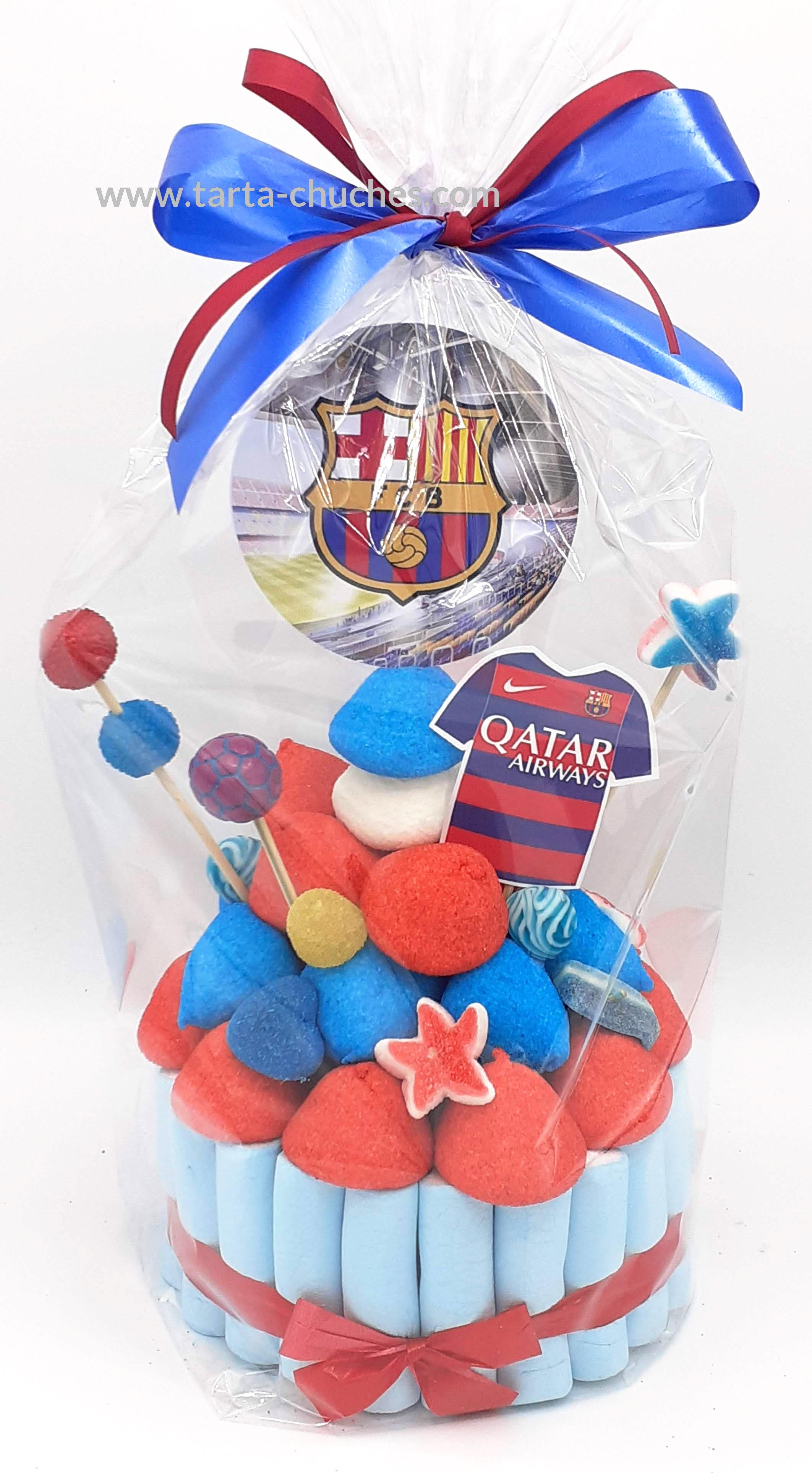 Tarta chuches pequeña Barcelona CF