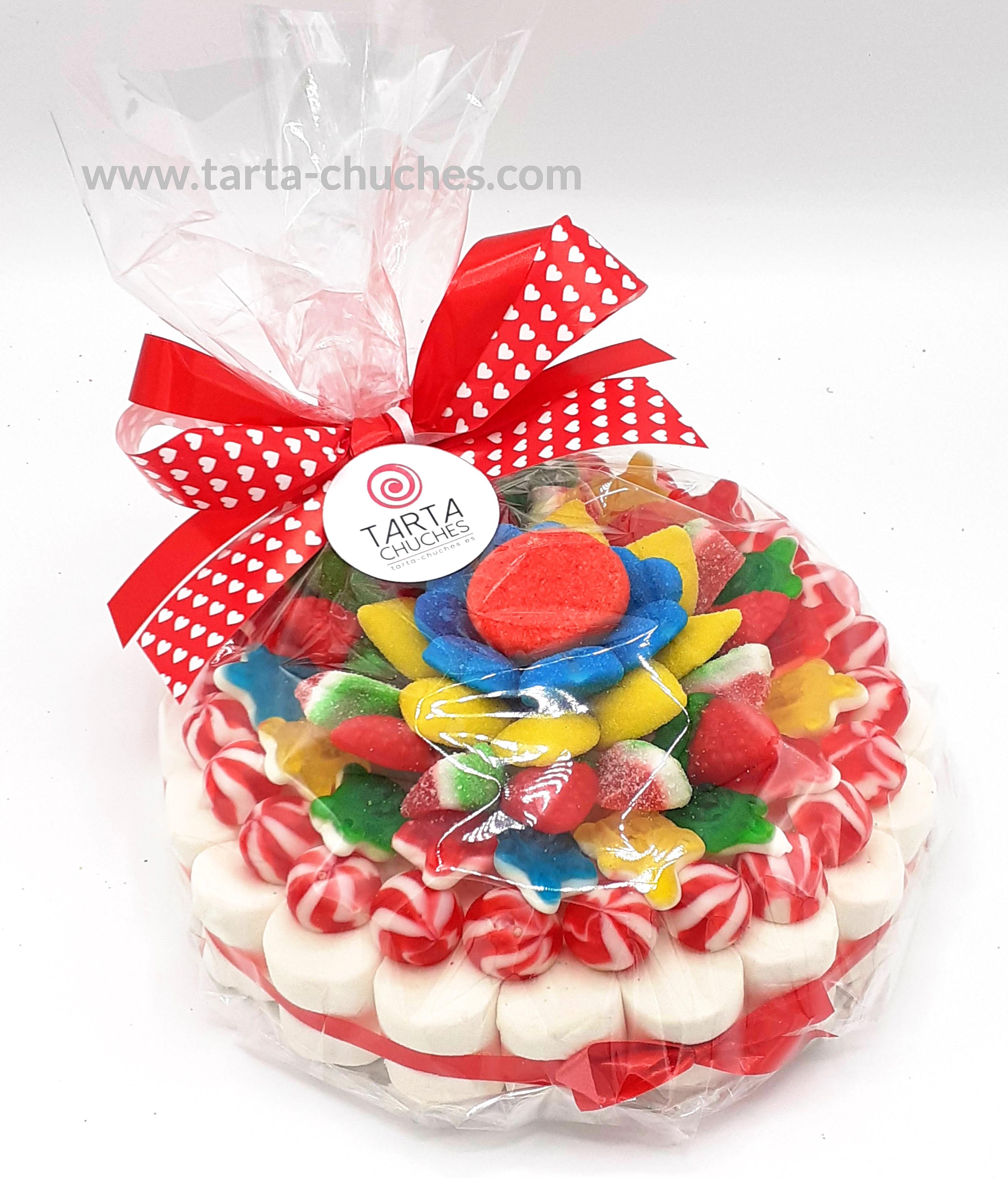 Tarta Chuches Plana Mediana Multicolor