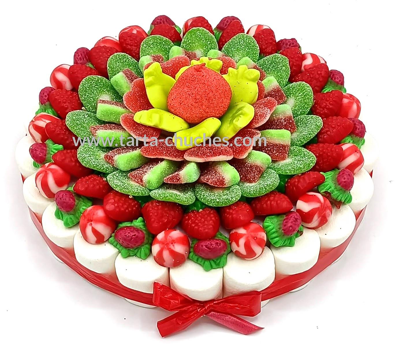 Tarta Chuches Plana Grande Navidad