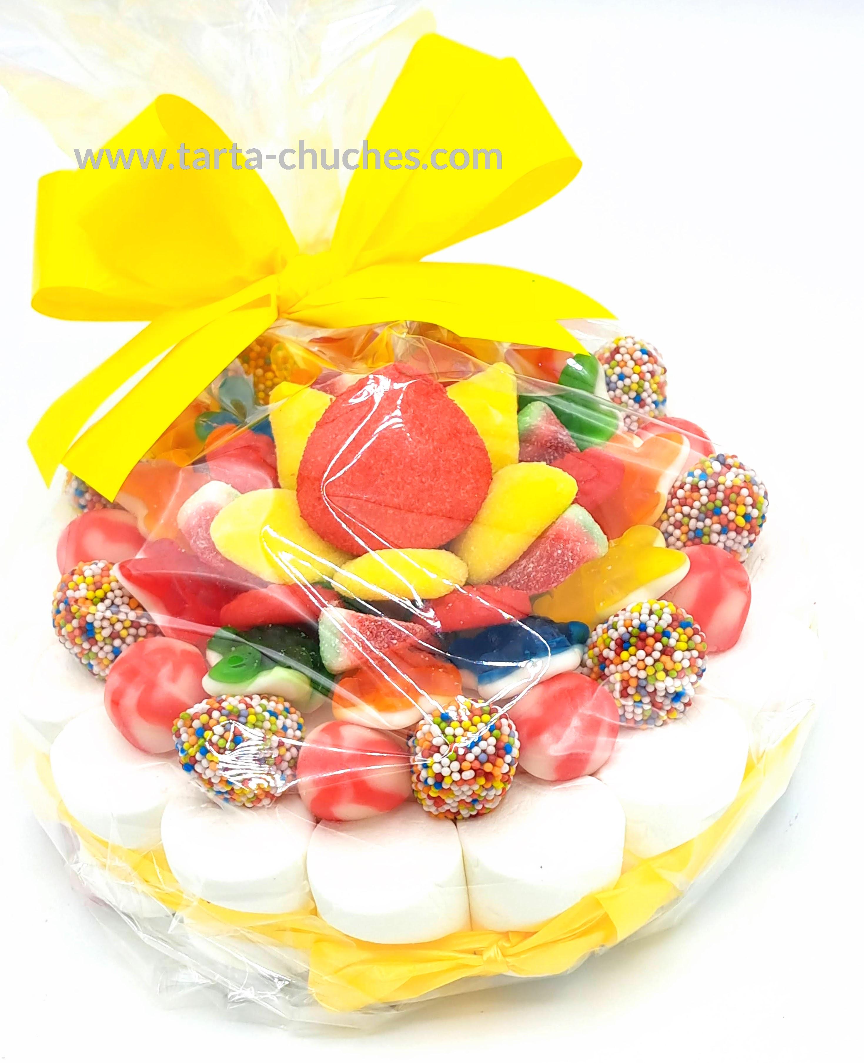 Tarta Chuches Plana Pequeña Multicolor (5 opciones)