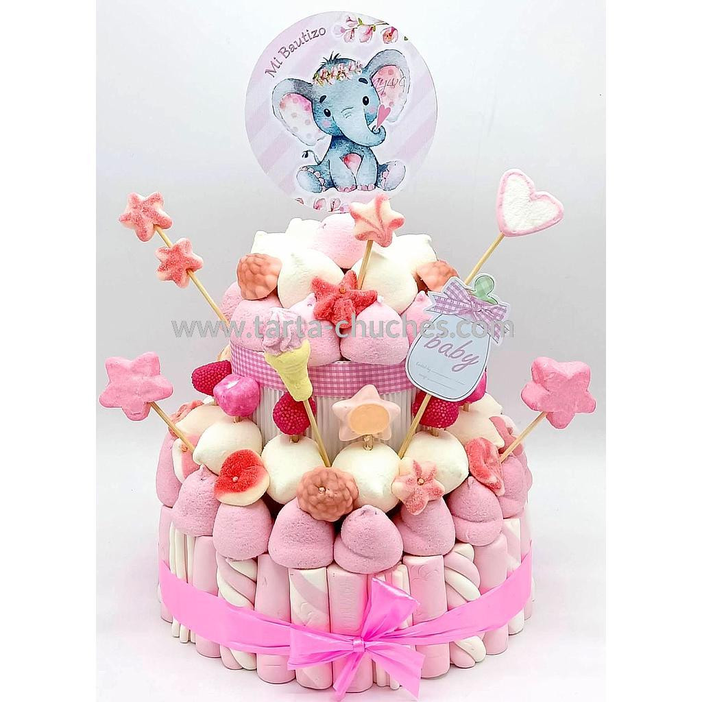 Tarta Chuches Mediana Bautizo Niña