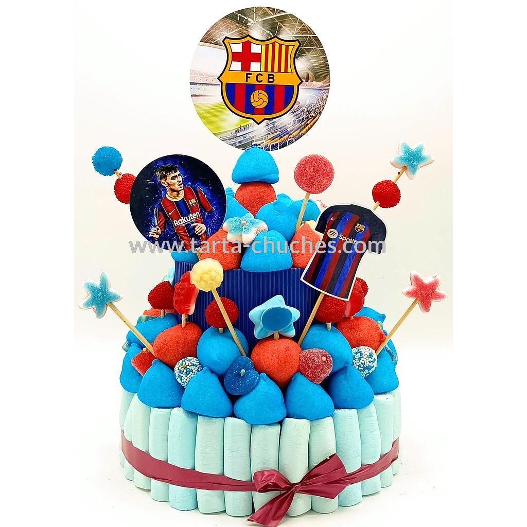 Tarta Chuches Mediana Futbol Club Barcelona
