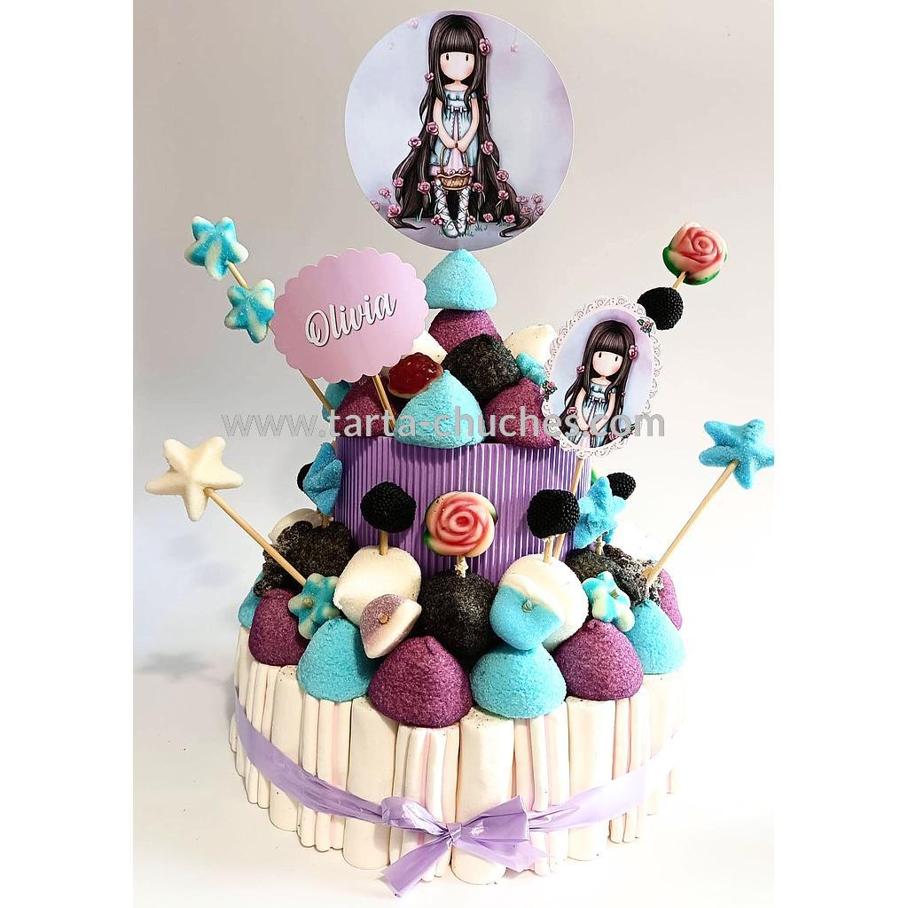 Tarta Chuches Mediana Gorjuss Morada