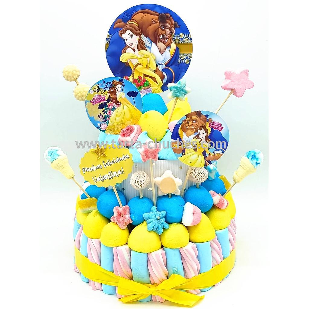 Tarta Chuches Mediana La Bella y la Bestia