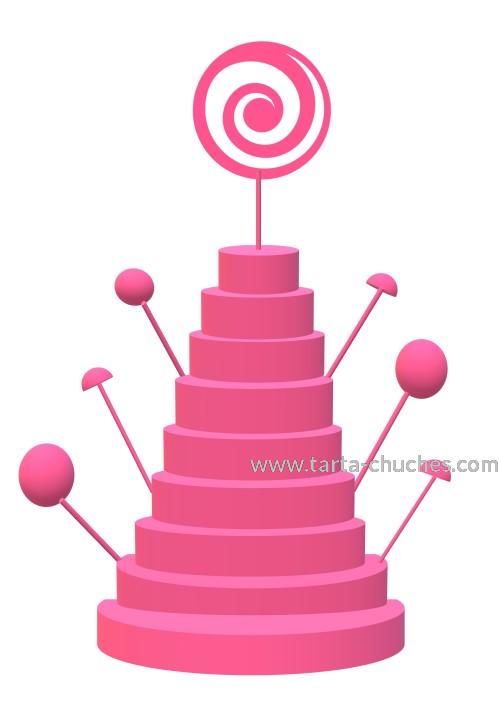 Tarta Chuches Gigante 9 pisos a Medida