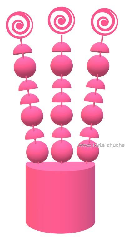 Cubo 12 Brochetas Chuches Sirenita Ariel
