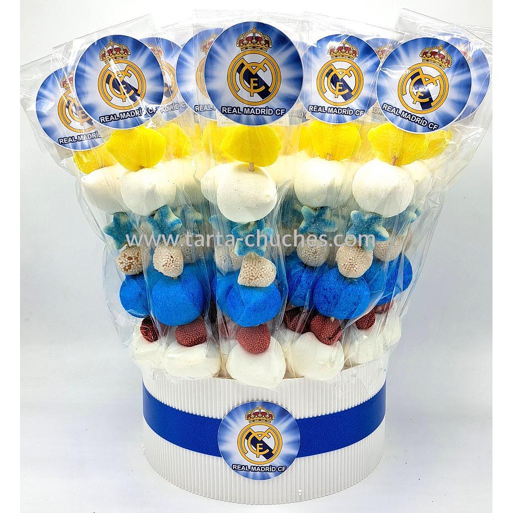 Cubo 20 Brochetas Chuches Real Madrid