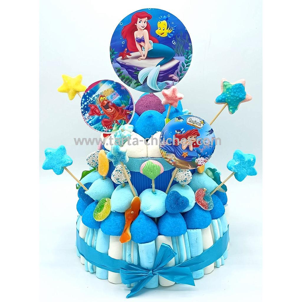 Tarta Chuches Mediana Sirenita Ariel