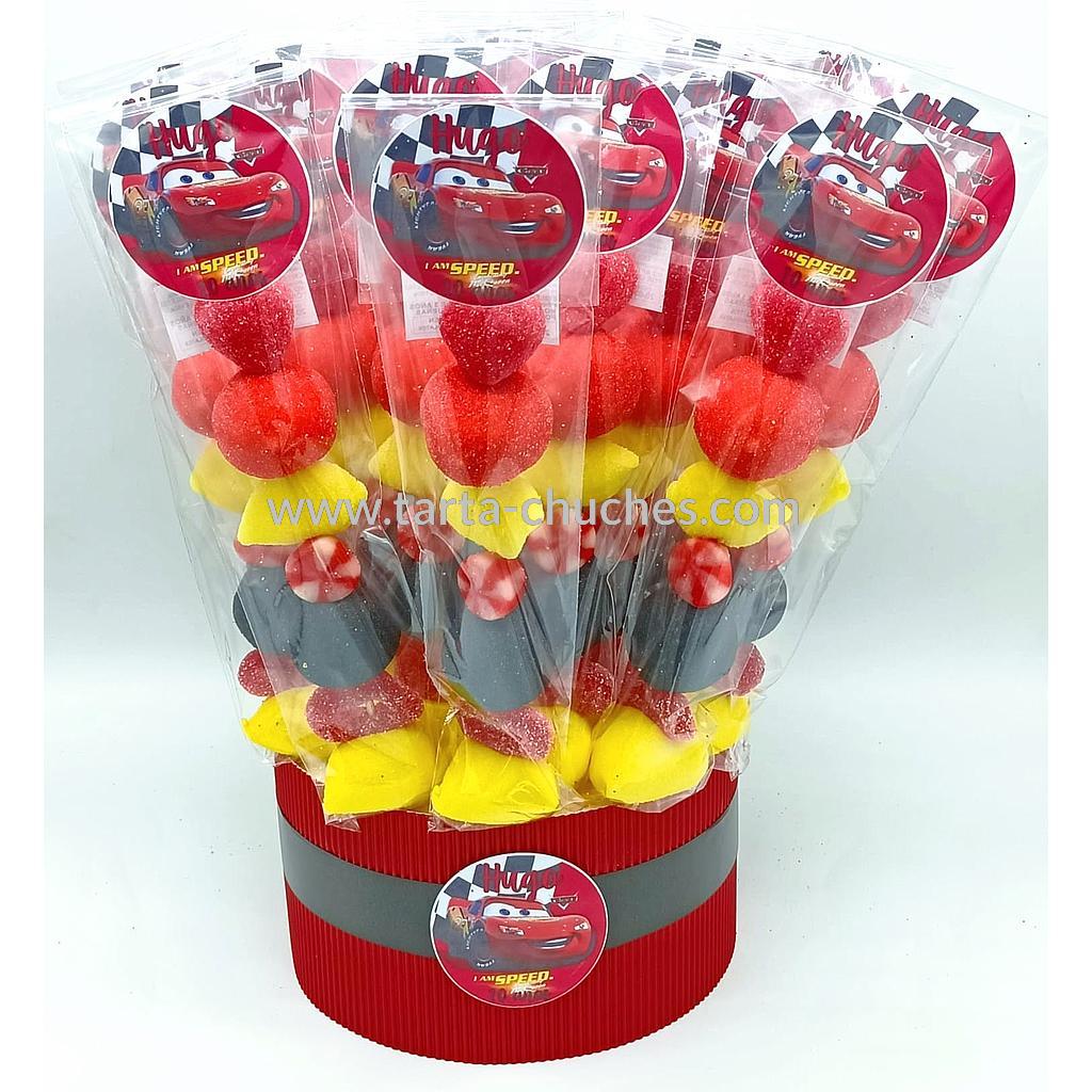Cubo 12 Brochetas Chuches CARS