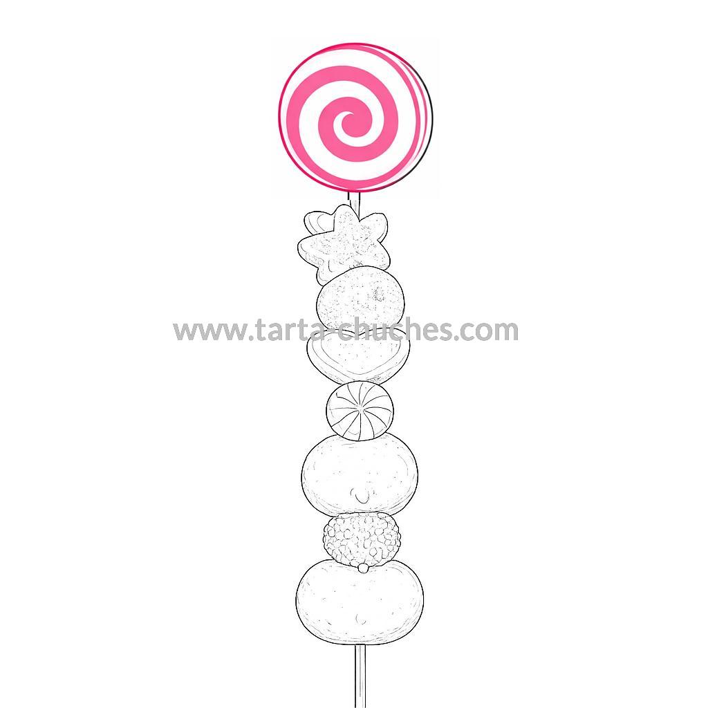 Brocheta Chuches Las Guerreras K-pop