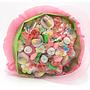 Ramo flores chuches Grande ROSA