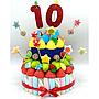 Tarta Chuches Mediana Multicolor 10 a 19 años (Abrir para seleccionar año)