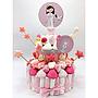 Tarta Chuches Mediana Comunion Niña Lunares