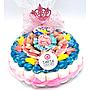 Tarta Chuches Plana Mediana Princesas