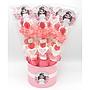 Cubo 12 Brochetas Chuches Comunion Niña Clasica Flores